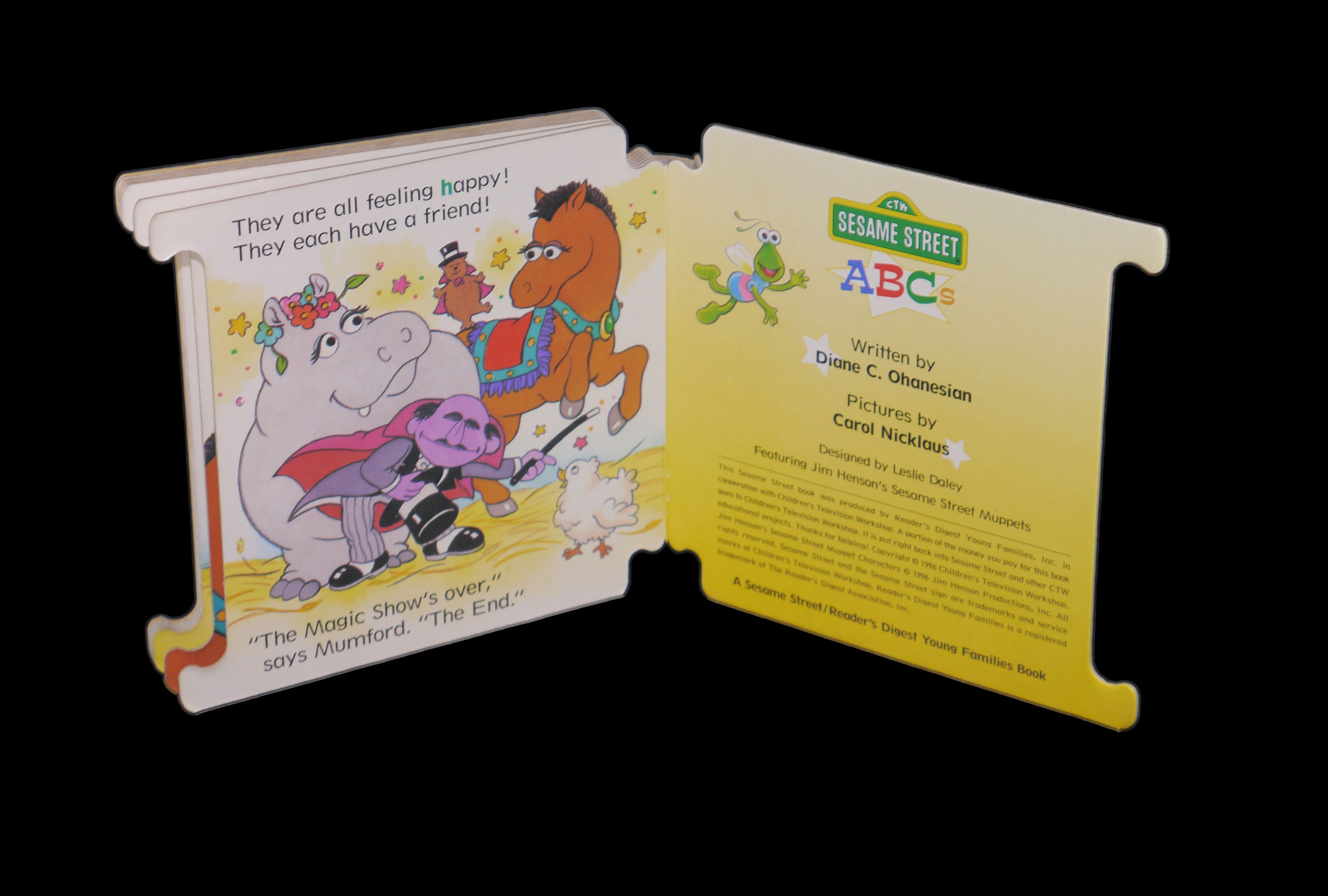 Sesame Street Letter H with The Amazing Mumford hard-cover book ...