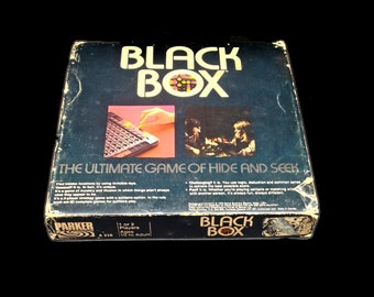Vintage Black Box Board Game. Parker Brothers 1978. Complete. - Etsy