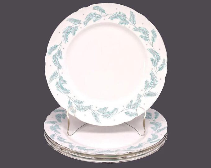Six Shelley Serenity bread plates. Bone china made in England.