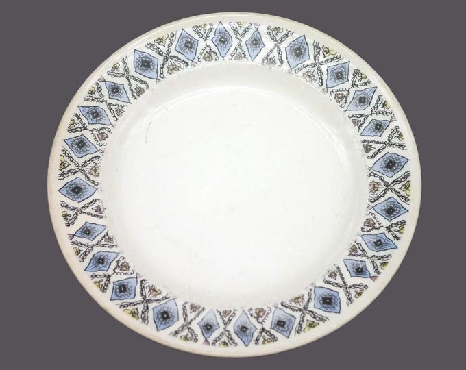 Wedgwood Mosaic bread, dessert plate made in England.