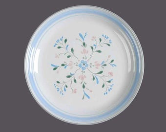 Vintage Yamaka Fascino stoneware dinner plate. Japan.