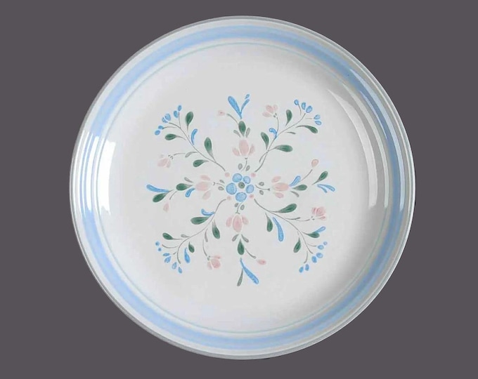Yamaka Fascino large stoneware dinner plate made in Japan. Sold individually.