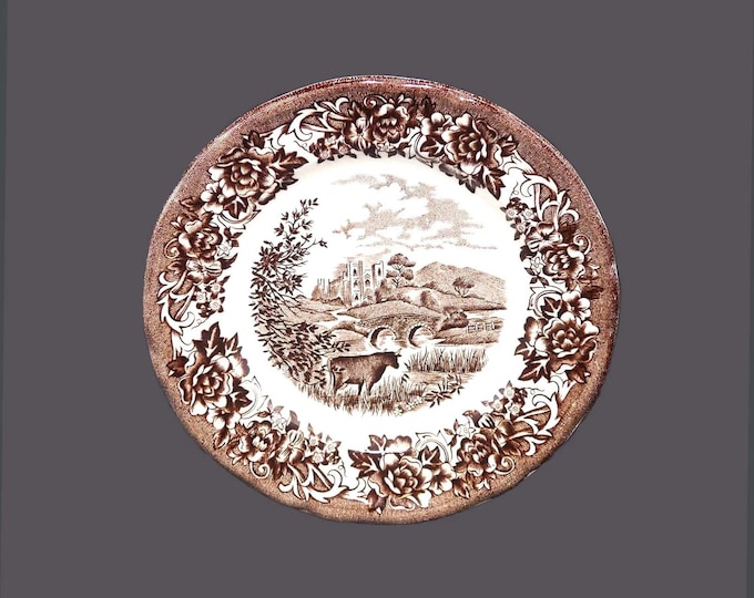 J&G Meakin Romantic England Brown bread plate made in England. Flaw (see below).