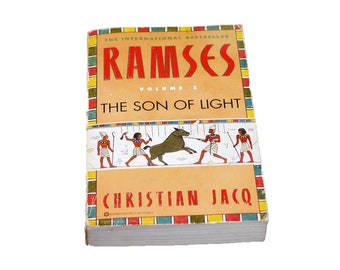 Vintage Ramses The Son of Light Volume X. Christian Jacq. Warner Books 1997. Complete.