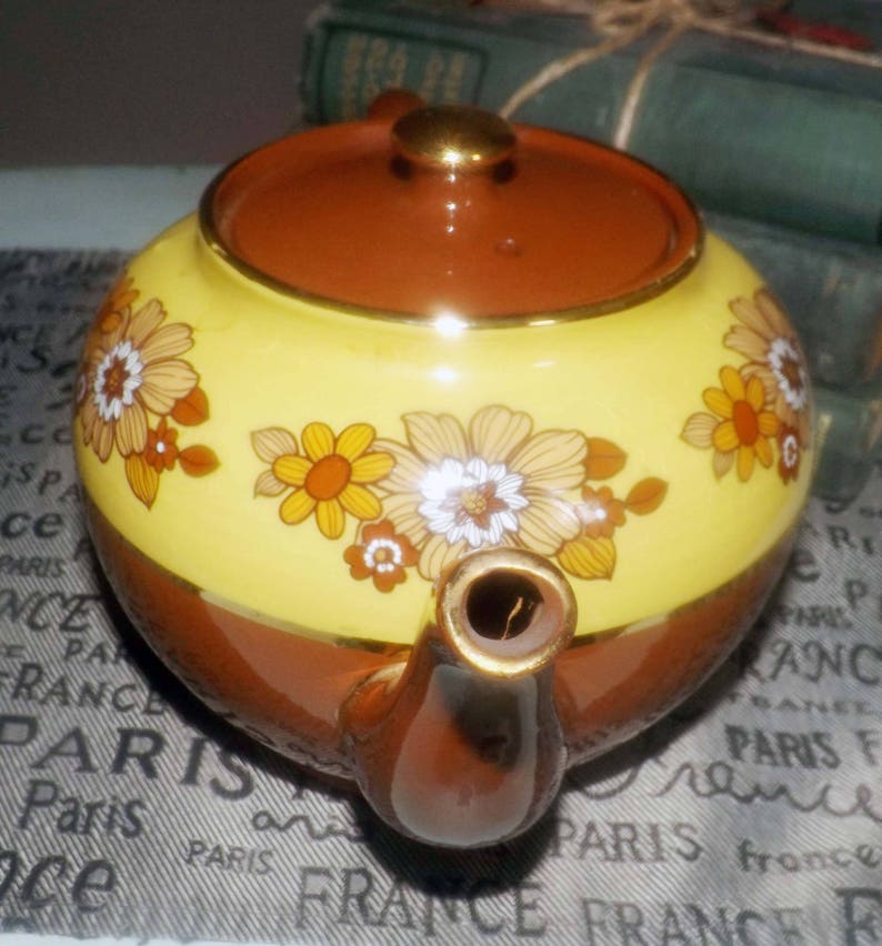 Early midcentury 1940s Sadler Brown Betty teapot with a Etsy