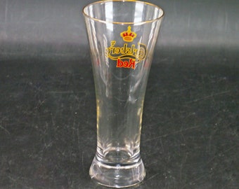 GarageBar Bicchiere Da Birra Carlsberg Pilsner - Calice A Stelo Ufficiale Con Nucleato, 2 Sottobicchieri Inclusi, Pinta 290 Ml - 5