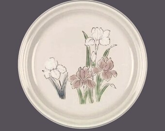 Vintage Floral Stoneware Platter | Home Scenery, Japan