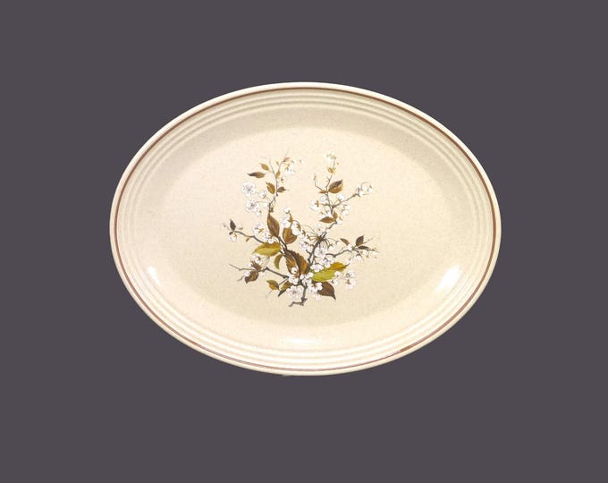 Royal Doulton Wild Cherry LS1038 oval stoneware platter. Lambethware stoneware made in England.