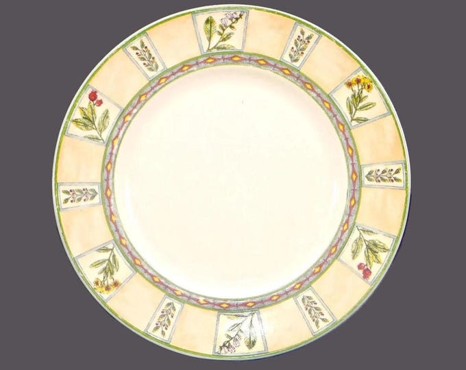 PTS Interiors Winslow Manor large, stoneware dinner plate made in Indonesia. Sold individually.