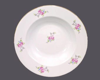 Vintage JL Menau Graf Von Henneberg HEP29 rimmed soup bowl made Germany.