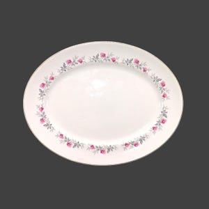 Myott MYO33 oval platter. China-Lyke ironstone made in England. Minor flaws (see below).