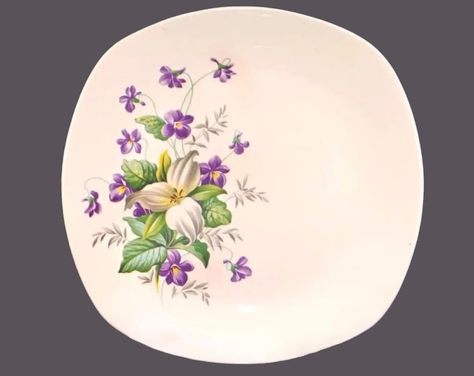 Midwinter Woodside square dinner plate. Stylecraft Fashion Tableware made in England.