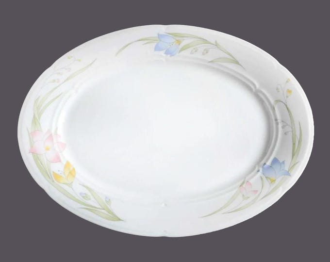 French Garden oval platter made by Fine China of Japan.