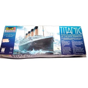 Vintage 1998 Revell Titanic Model Kit 1/570 - Unassembled