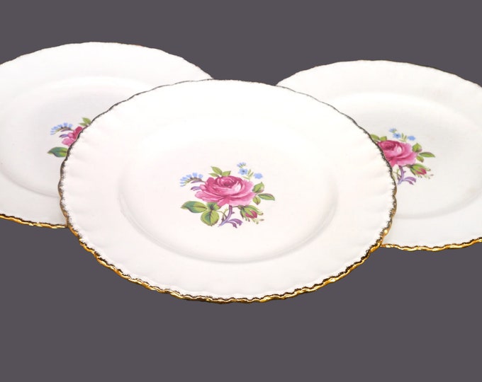 Three Grindley GRI316 dinner plates made in England.