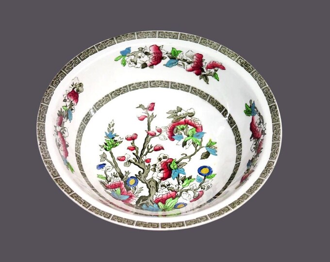 Antique Johnson Brothers Indian Tree round rimmed serving bowl made in England.