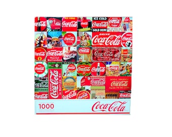 Springbok 33-10809 1000-piece Coca-Cola | Coke It's the Real Thing jigsaw puzzle made in the USA. Complete.