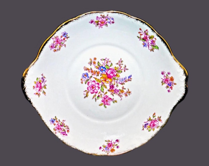 Antique Royal Albert Georgina lugged serving plate. Royal Albert Crown China made in England.