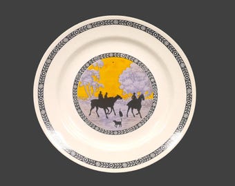 Antique Royal Doulton Kensington Gardens Luncheon Plate, England