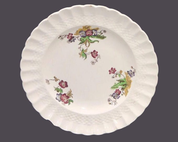 Spode Wicker Lane luncheon plate made in England. Sold individually.