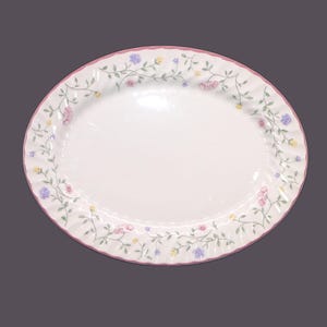 Vintage Johnson Brothers Summer Chintz oval platter made in England.