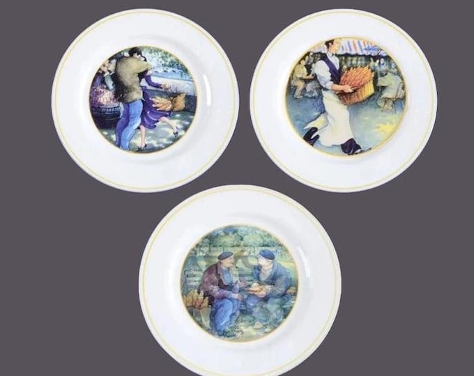 French Bread series bread, dessert, side plate by Sabatier. Choice of pattern. Sold individually.