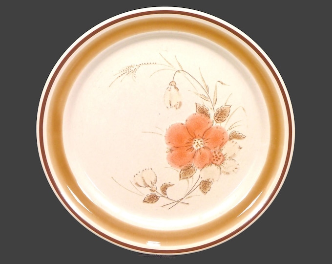 Hearthside Water Colors Blush stoneware salad plate. Hand-painted, made in Japan. Sold individually.