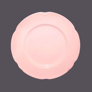 Antique Johnson Brothers Rosedawn all-pink dinner plate made in England.