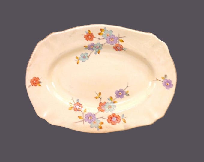 Arthur J. Wilkinson | Royal Staffordshire Honeyglaze 9001M sandwich platter made in England. Flaws (see below).