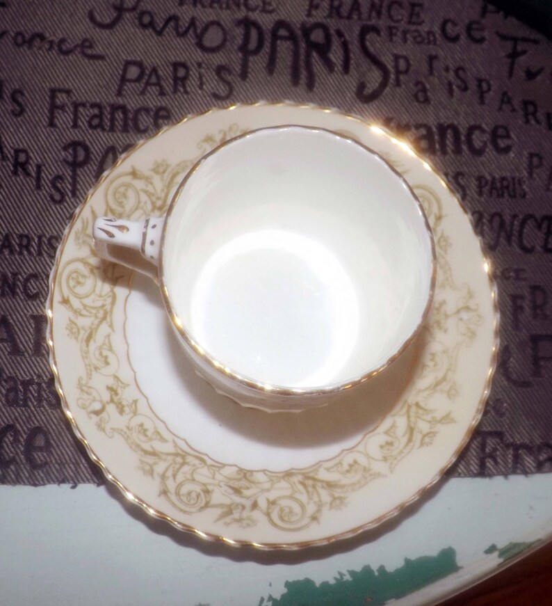 Antique late 1800s Griffin tea set flat cup with matching Etsy