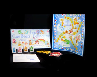 Parker Brothers Care Bears On the Path to Care-a-Lot board game. Canadian English | French edition. Incomplete (see below).