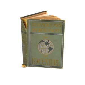 Antiquarian first-edition book The Famous Men and Great Events of the 19th Century. The World for 100 Years. Charles Morris.