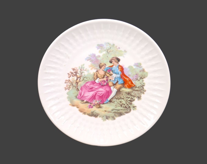 Chauvigny Limoges signed Fragonard dessert plate made in France.