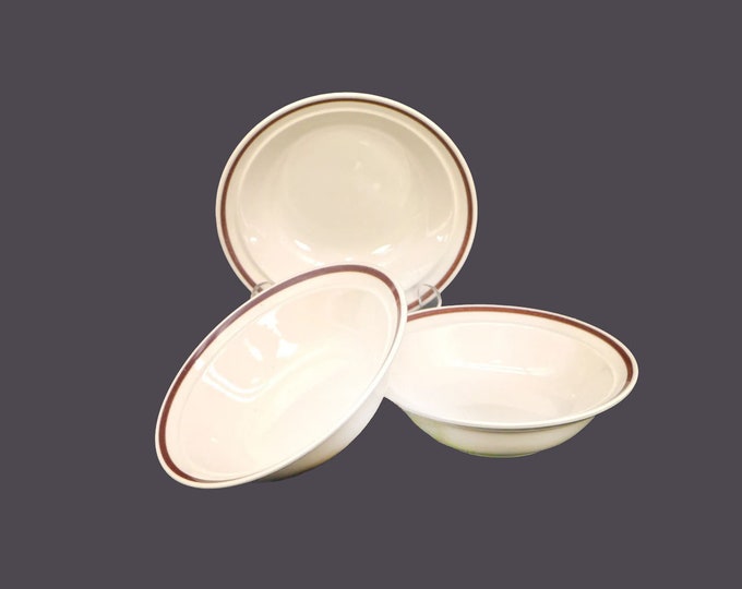 Japan Stoneware Flower Garden rimmed stoneware cereal bowls. Choose quantity below.