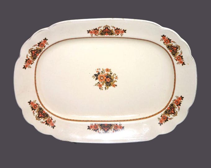 Wedgwood Frontenac oval turkey platter made in England. Flaw (see below).