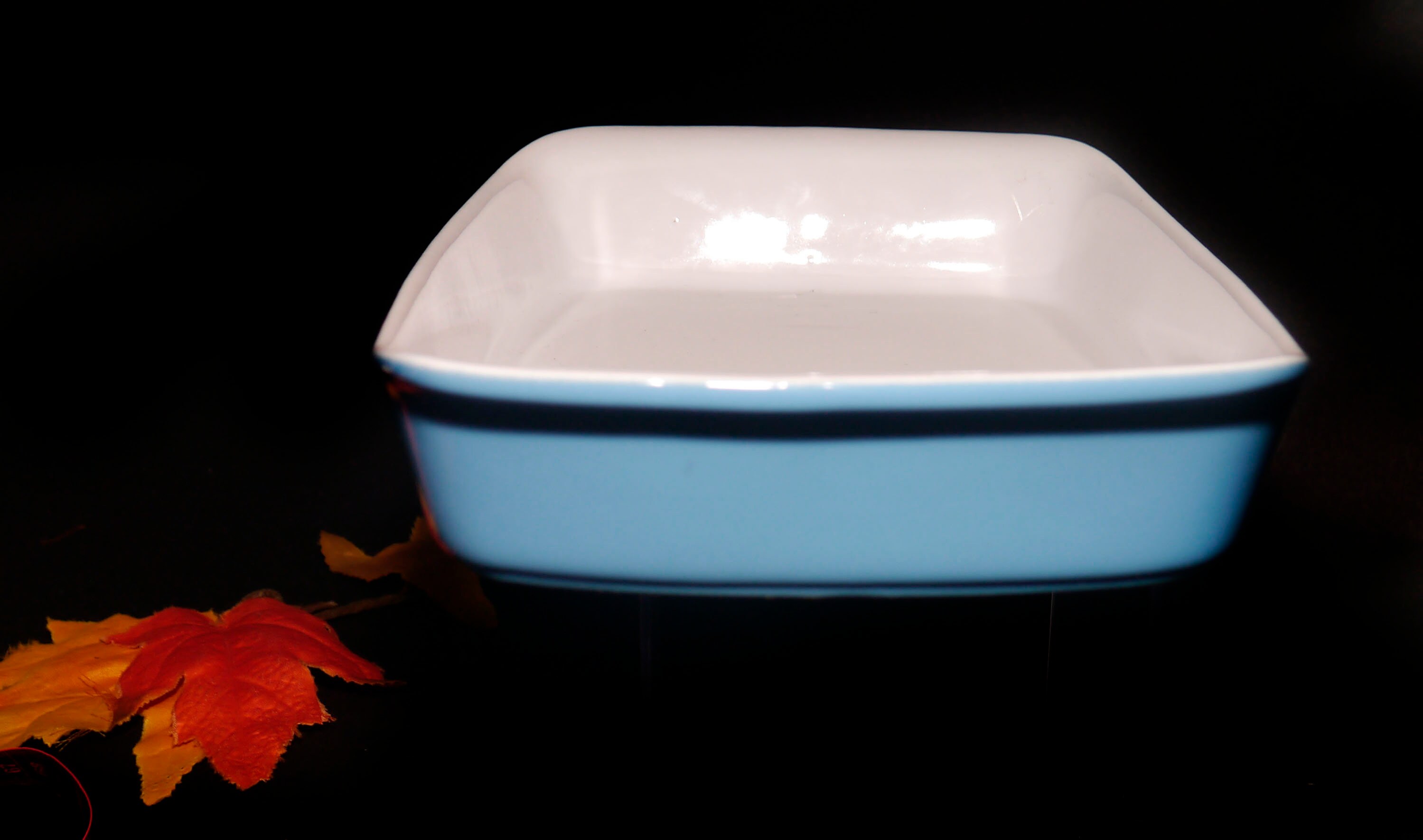 Vintage (1990s) Cerutil Stoneware Visabeira rectangular lugged