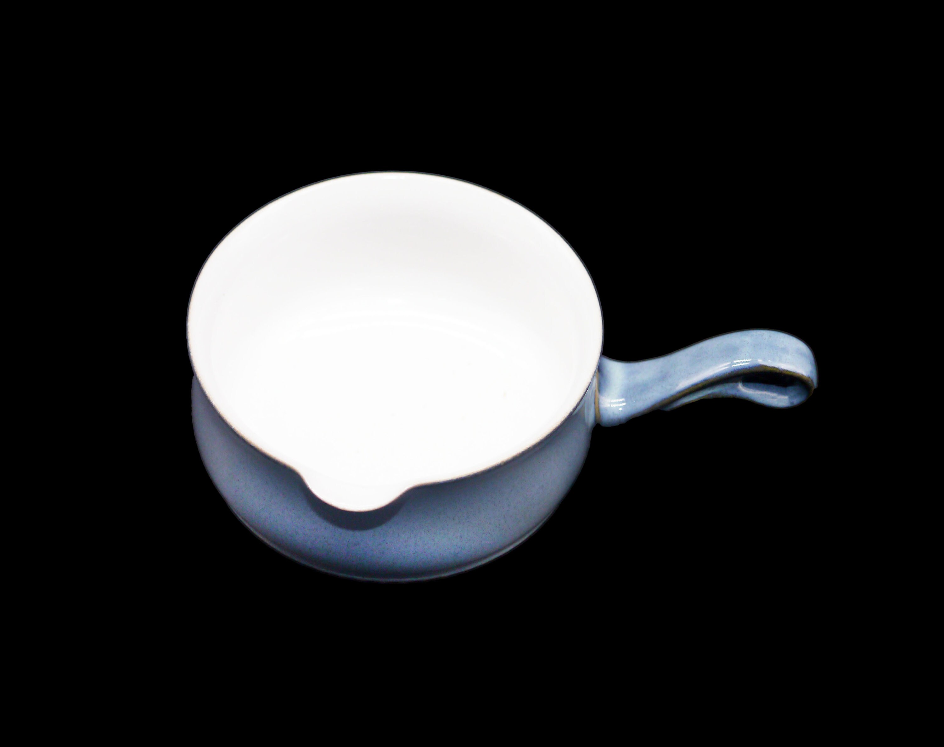 Denby Castile footed stoneware gravy boat only made in England.