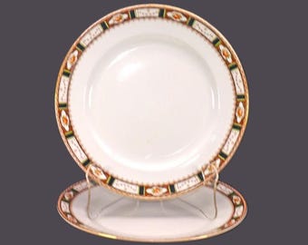 Vintage Sampson Bridgwood Conway dinner plates made England. 2 plates.