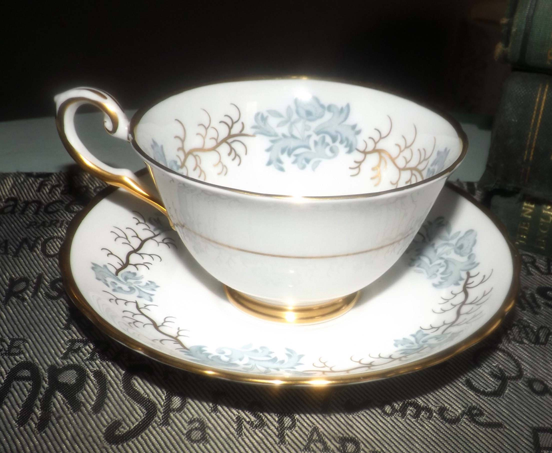 Vintage 1960s Tuscan China Avondale F163 tea set flat cup Etsy
