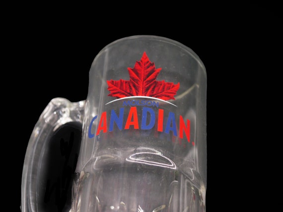 MOLSON 7 INCH TALL BEER GLASS CANADIAN BEER GLASS REDUCED SALE 