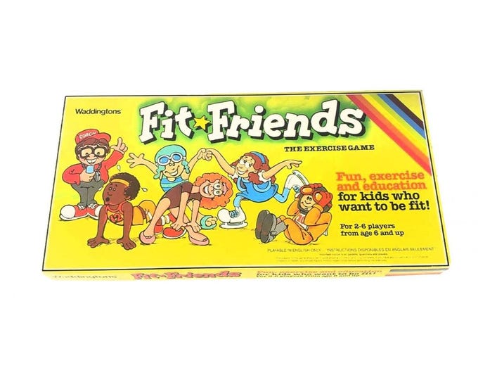 Vintage Fit Friends Board Game: 1984 Waddingtons. Complete