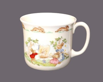 Vintage Royal Doulton Bunnykins baby | child m. Bunnies doing chores. Made in England.