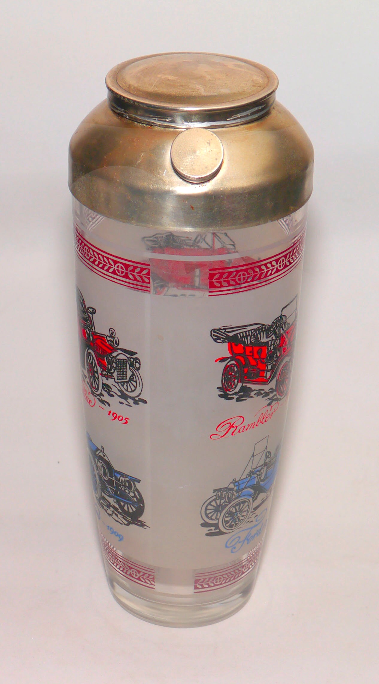 Mid-century Hazel Atlas cocktail | martini shaker | drink dispenser