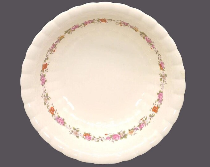 Simpsons Potters SIM6 round serving bowl. Solian Ware ironstone made in England.