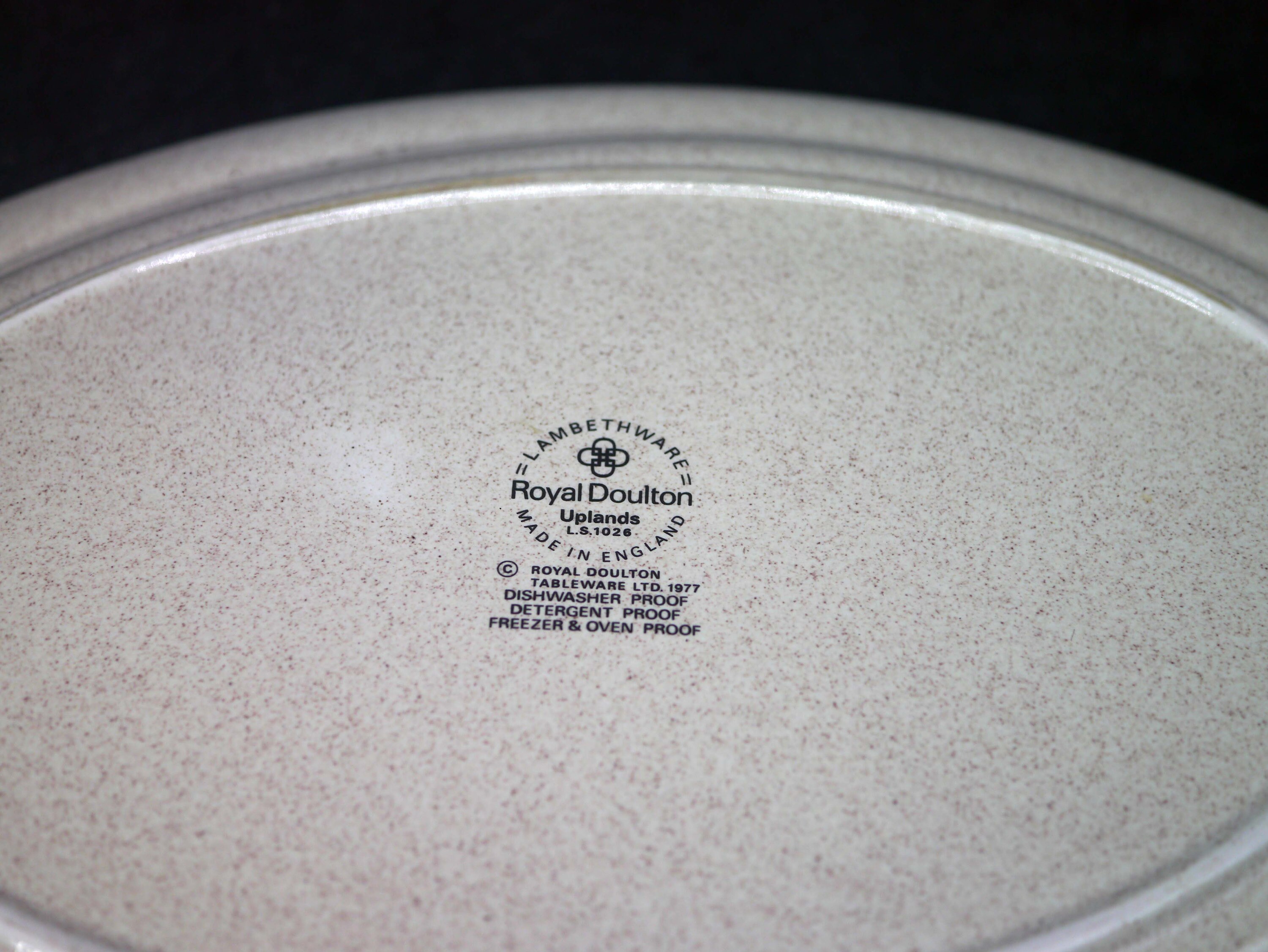 Royal Doulton Uplands LS1026 oval stoneware serving platter
