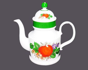 Vintage Winterling WIG709 six-cup coffee pot made in Germany. Fruit.