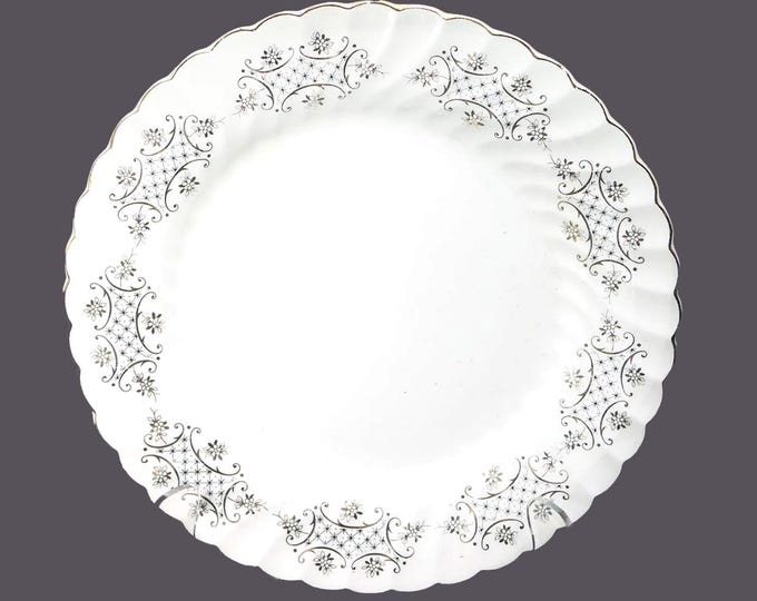 Johnson Brothers JB569 | Sovereign Potters Nocturne dinner plate. English ironstone decorated in Canada.