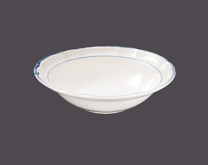 Cordella Bluet round stoneware vegetable serving bowl made in Japan.