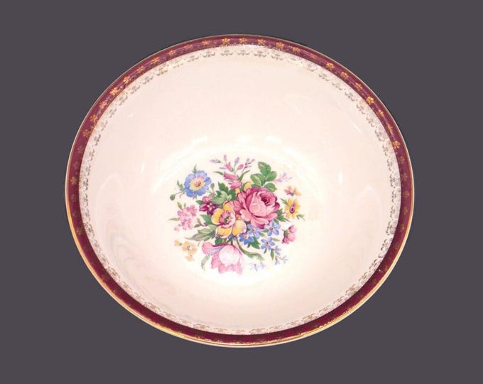 Crownford Coronation Rose round serving bowl made in England.
