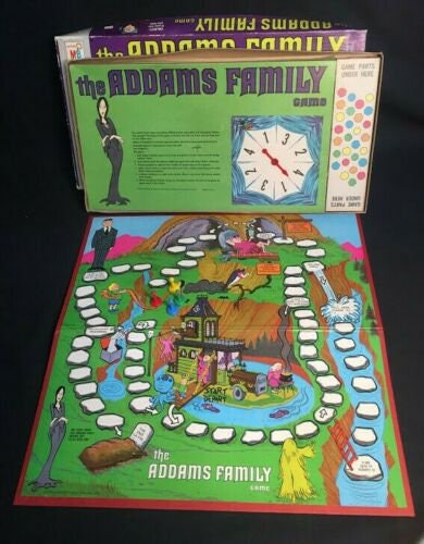 Vintage (1974) The Addams Family board game. Milton Bradley game 4411 ...